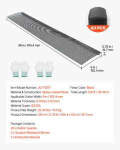 Vihmaveerennikaitse, 36,58 m, 152,4 mm, 40 tk — pilt 7