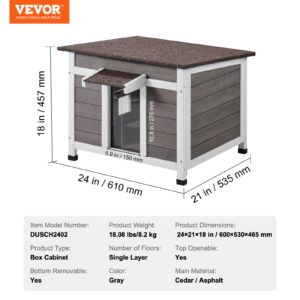 VEVOR Õuekassimaja ilmastikukindel, 61,0 cm, 600×530×465 mm — pilt 7