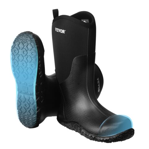 Men's Steel Toe Rubber Boots, 7,62 mm, 02 g