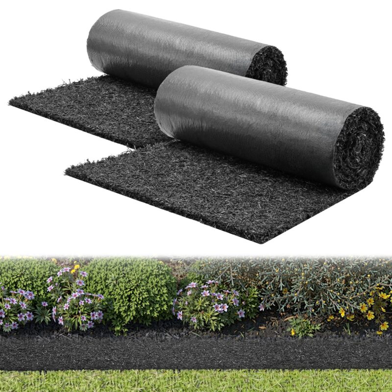 Rubber Mulch Mat Roll, 244 x 59 cm