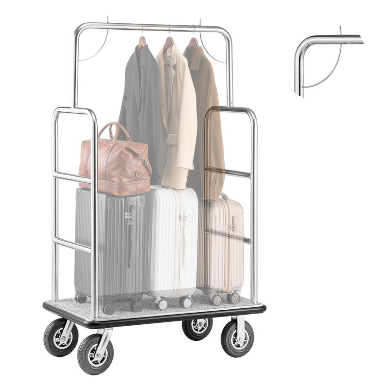 Hotel Luggage Cart, 544,31 kg, 544 kg, 20,3 cm