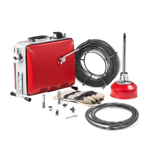Drain Cleaner Machine, 110 mm läbimõõt, 390 W, 12 m