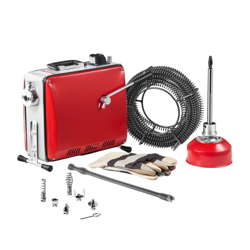 Drain Cleaner Machine, 110 mm läbimõõt, 400 W, 20 m