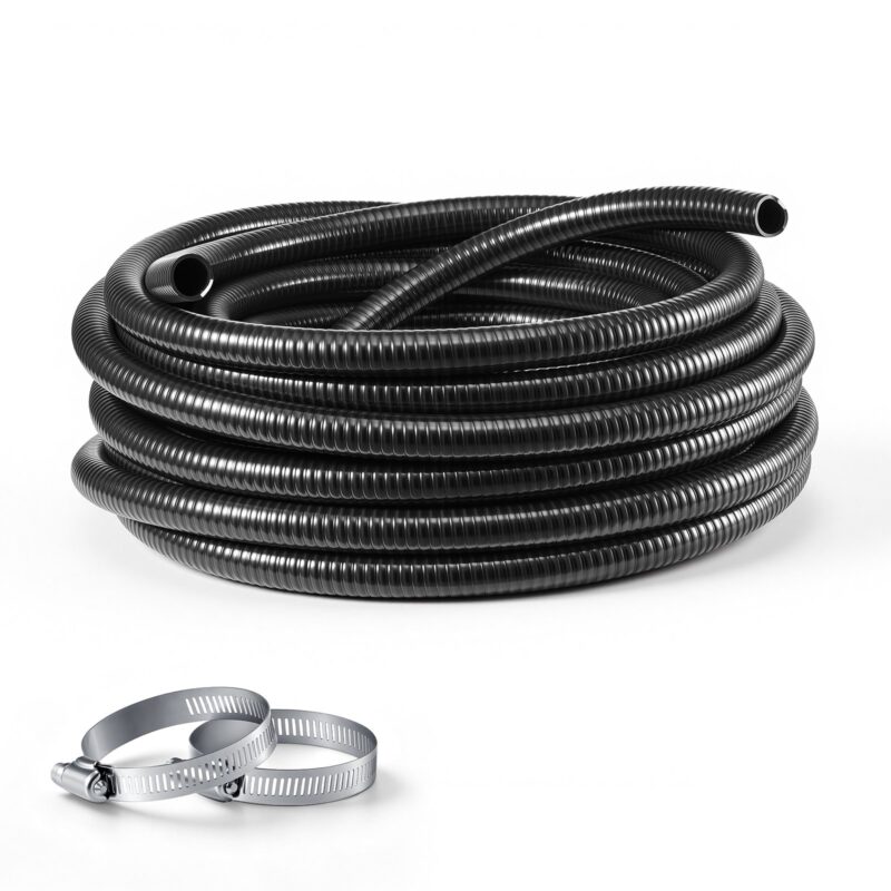 Suction Hose 25 mm x 25 m Heavy Duty PVC Suction Pump Hose Assembly
