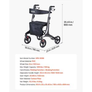 Rullkäimisratt istmega eakatele, 136 kg, 20,3 cm — pilt 7