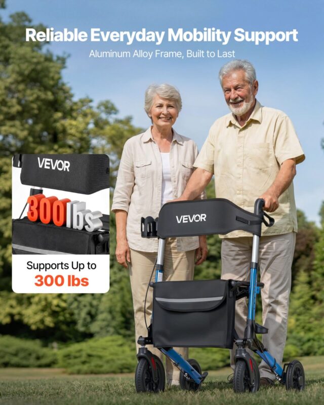 Rullkäimisraam istmega eakatele, 136 kg
