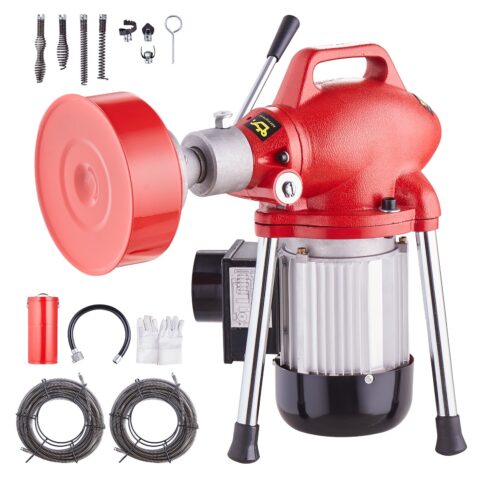 Drain Cleaner Machine 305 x 1.59 cm, 370 W, 9,53 mm