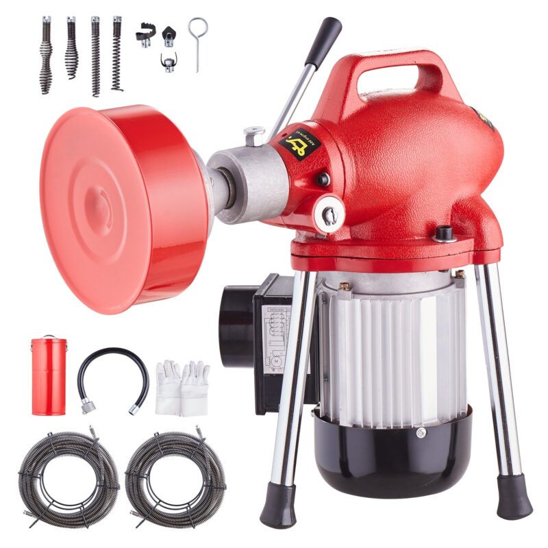 Drain Cleaner Machine 305 x 1.59 cm, 370 W, 9,53 mm