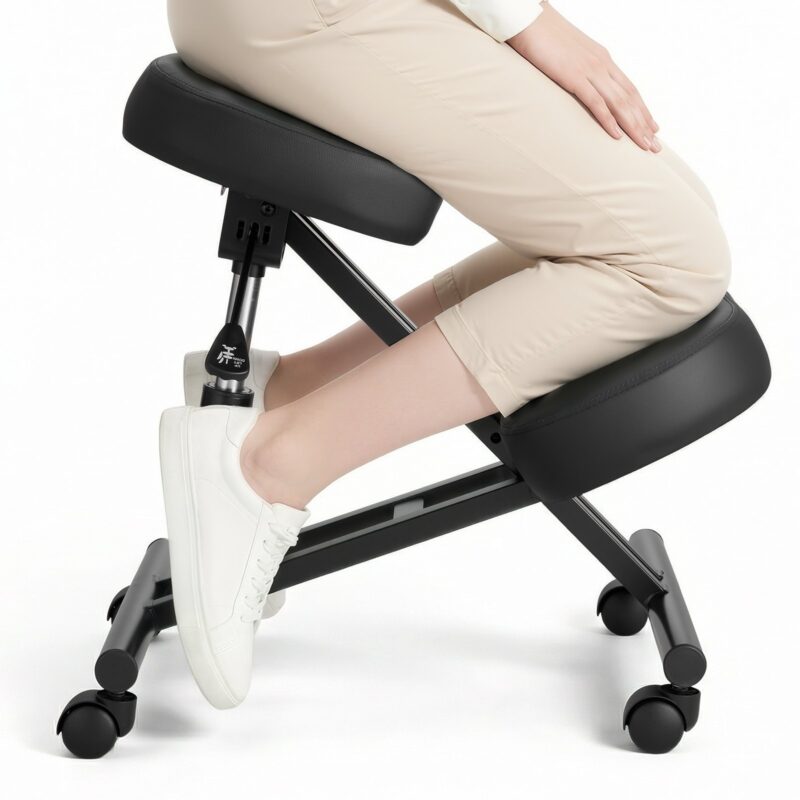 Ergonoomiline põlvitustool ratastega, 120 kg