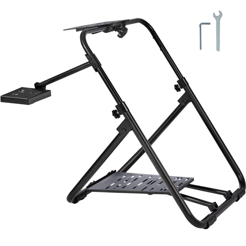 Foldable Racing Steering Wheel Stand, 8,25 kg, 830 mm