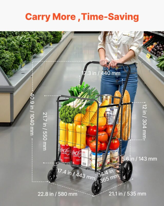 Kokkupandav ostukäru, 50 kg
