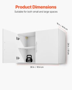Pesuruumi seinakapp, 27,2 kg, 40,6 x 91,4 x 61 cm, 2 tasandit, 2 uksega — pilt 2