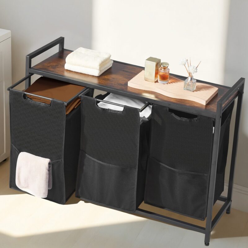 VEVOR 3-osaline pesusorteerija, 30 kg, 300×300×512 mm