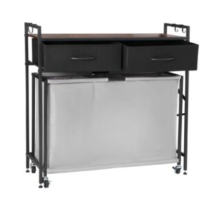 VEVOR 3-osaline pesusorteerija, 30 kg, 770×300×482 mm — pilt 1