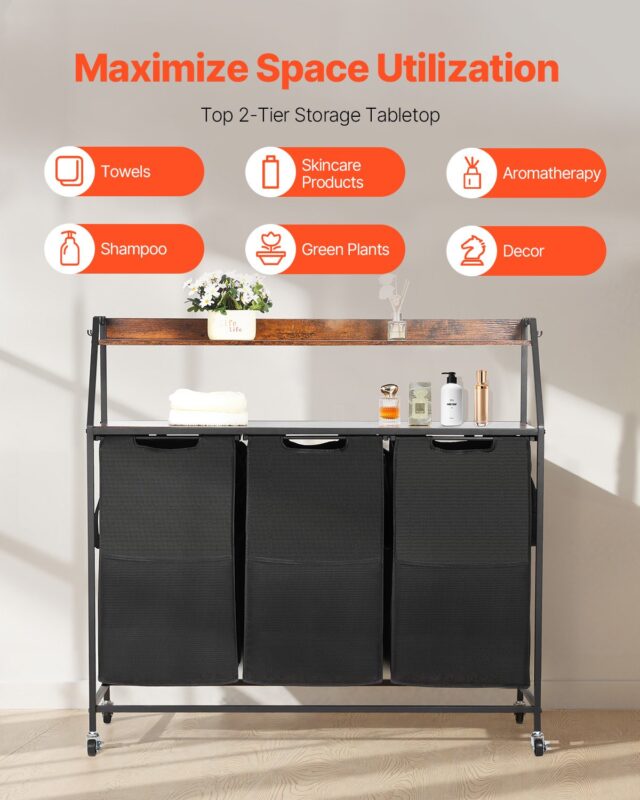 VEVOR 2-astmeline pesusorteerija, 30 kg, 2 tasandit, 51,5 L