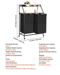 VEVOR 2-astmeline pesusorteerija, 30 kg, 2 tasandit, 114 L — pilt 7