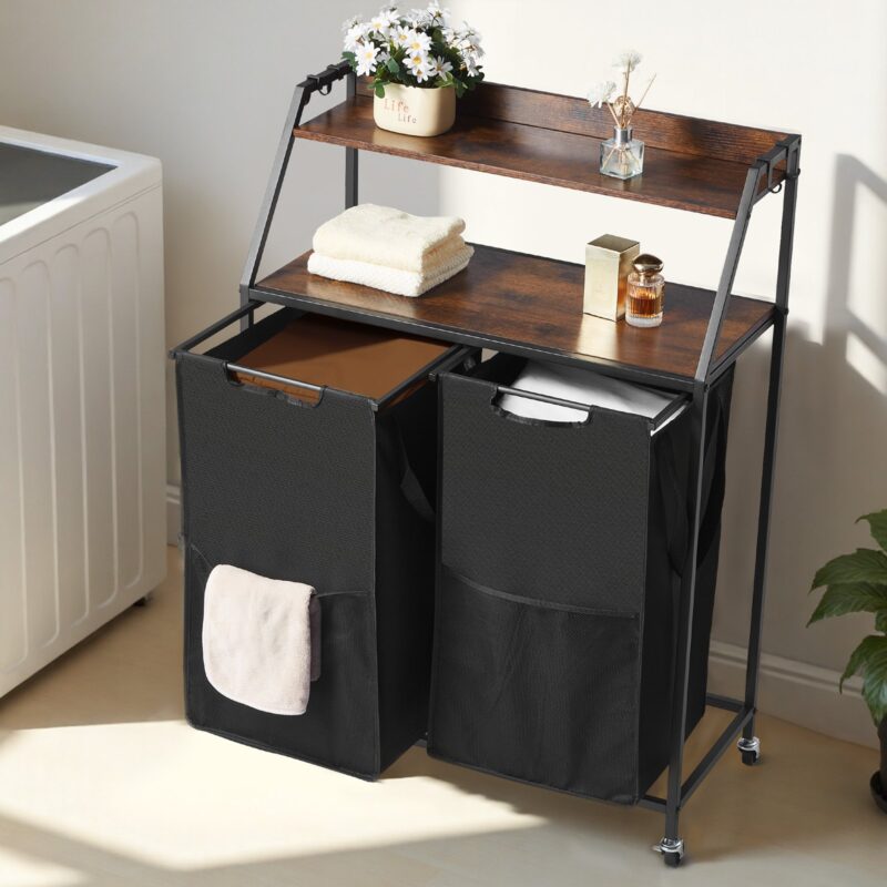 VEVOR 2-astmeline pesusorteerija, 30 kg, 2 tasandit, 114 L