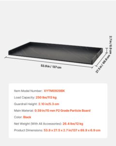 VEVOR Pesumasina-kuivati ​​tööpind, 113 kg, 137 x 69,9 cm, must — pilt 7