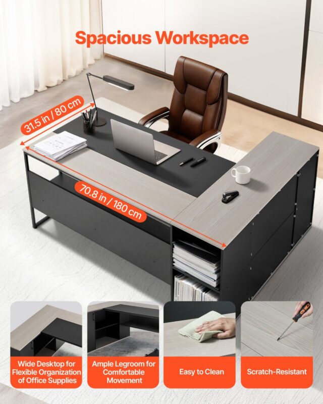 VEVOR L-kujuline juhilaud, 158,7 kg, 67×39×35 cm