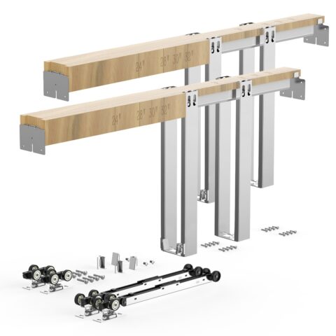 Pocket Door Frame Kit 1828.8 mm Pocket Door Kit with Steel Studs, 1828,8 mm