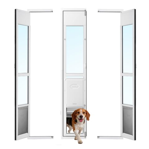 Dog Door for Sliding Glass Door, 1927 mm, 45,4 kg