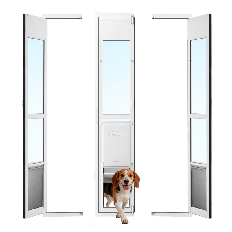 Dog Door for Sliding Glass Door, 1927 mm, 45,4 kg