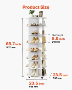 7-astmeline pöörlev kingariiuli torn ratastega, 12 kg, 7 tasandit — pilt 3