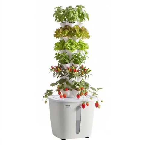 VEVOR Hüdropoonikatorn, 6 tasandit, 20 L, 35×35×87 cm