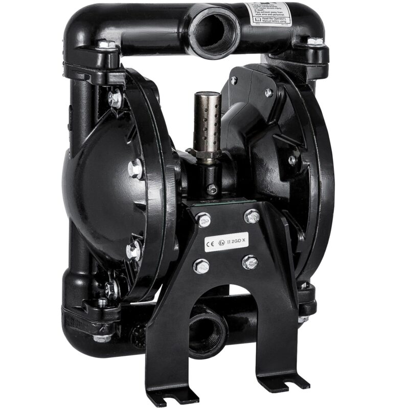 Õhuga töötav topeltmembraanpump, 25,4 mm, 90 L