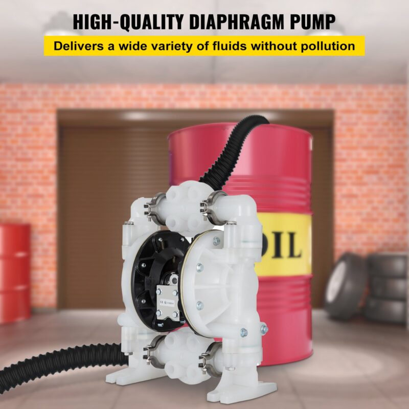 Õhuga töötav topeltmembraanpump 25,4 mm sisse-/väljalaskeava 113 l/min (30 GPM)