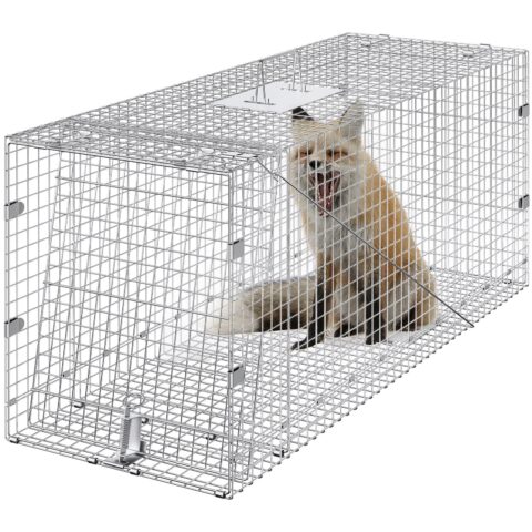 Live Animal Cage Trap, 127 x 50,8 x 66,0 cm, 1270 x 508 x 660 mm