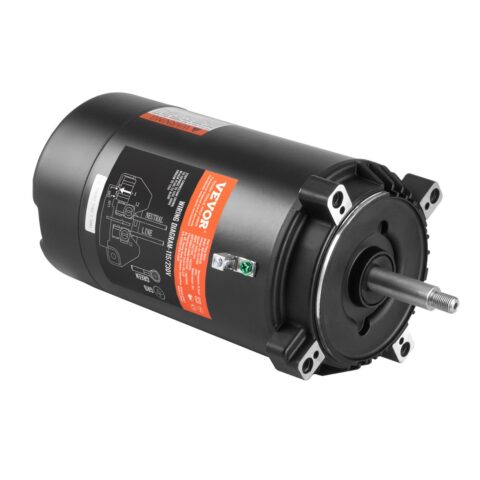 0.75 HP Pool Pump Motor, 4,83 cm, 345 x 165 x 165 mm