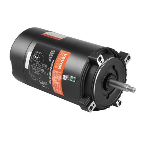 1 HP Pool Pump Motor, 4,83 cm, 9,6 kg