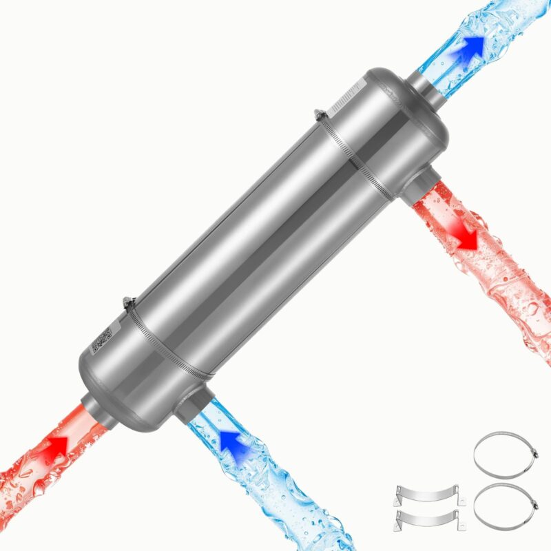 Pool Heat Exchanger, 316 L, 1,27 cm