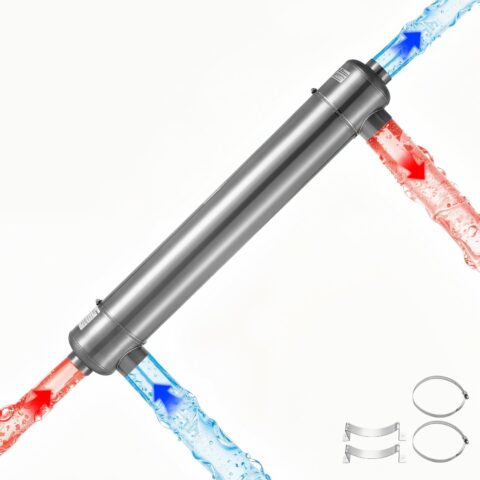 Pool Heat Exchanger, 316 L, 1,27 cm