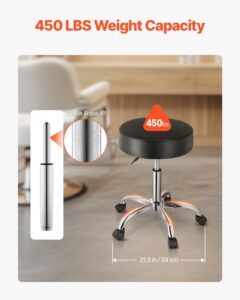VEVOR Ratastega ratastel tool, 204 kg, must — pilt 3