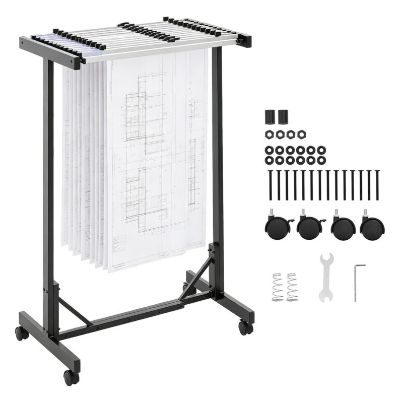 Blueprint Storage Rack, 99,8 kg, 762 mm, 12 tk