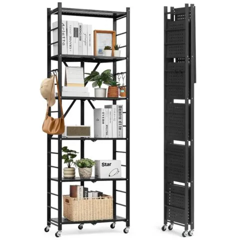 6-astmeline kokkupandav hoiuriiul, 340 kg, 24 L, 6 tasandit, 24 W