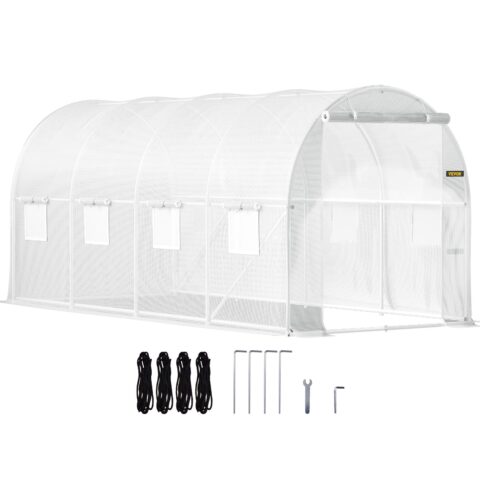 Walk-in Tunnel Greenhouse, 457,2 x 198,12 x 213,4 cm, 0,51 mm