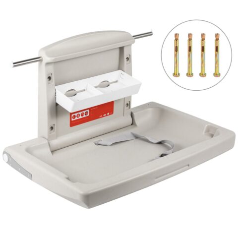 85 × 57 × 47 cm Horizontal Baby Changing Table Wall-mounted Baby Diaper Changing Station