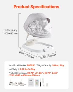 VEVOR Beebikiik, 9 kg, 9,07 kg, 730×540×400 mm — pilt 7