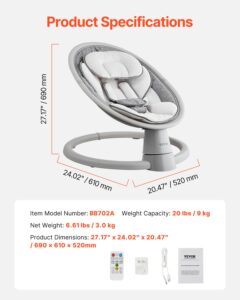 VEVOR Beebikiik, 9 kg, 9,07 kg, 690×610×520 mm — pilt 7