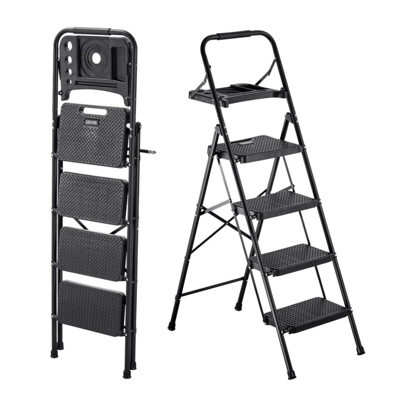4 Step Ladder, 272 kg, 46,5 x 90,9 x 145 cm