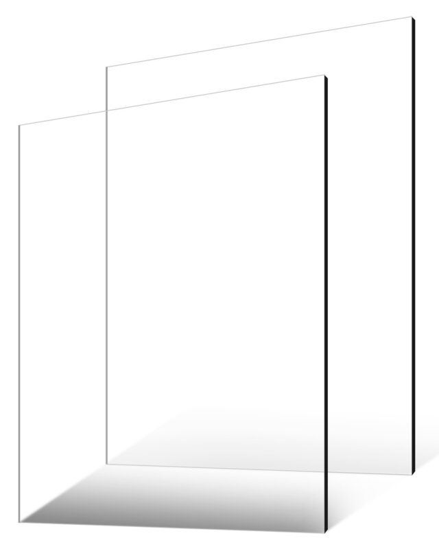 Clear Acrylic Sheet, 61,0 x 91,4 cm, 2 tk, 6,35 mm