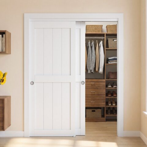 Sliding Closet Doors 2-Panel, 1524 mm, 78,7 cm