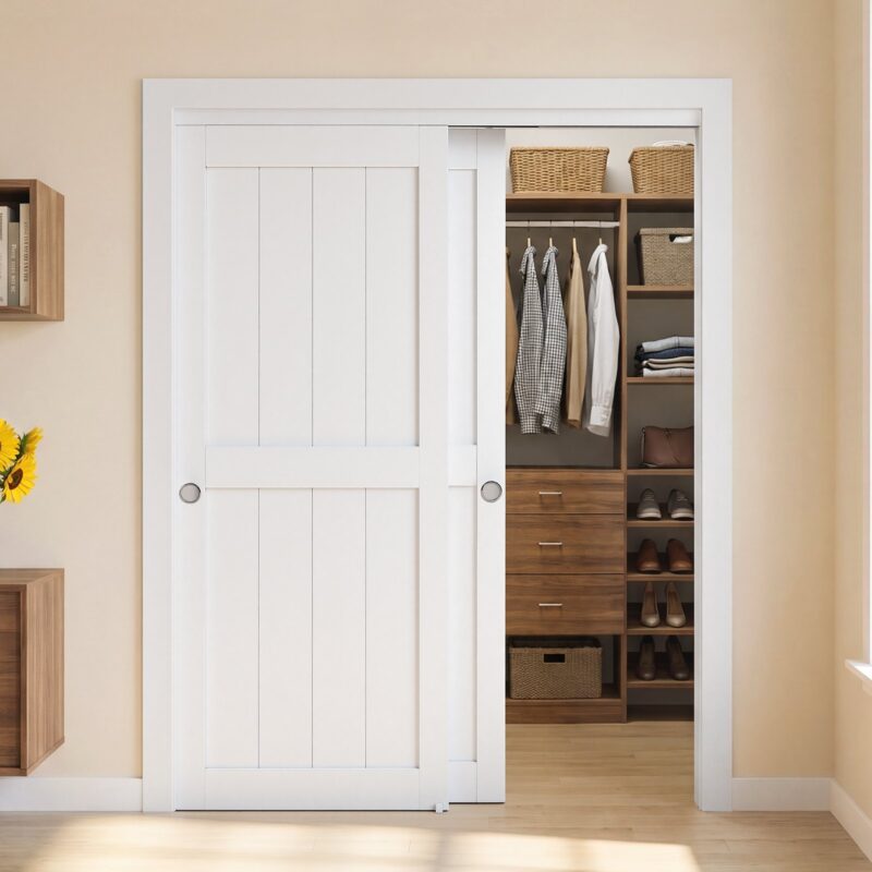 Sliding Closet Doors 2-Panel, 1524 mm, 78,7 cm