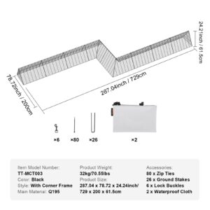 Kanatunnelid, 729 x 200 x 61,5 cm — pilt 7