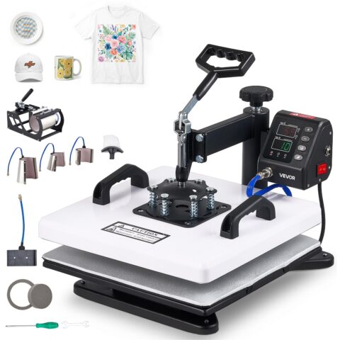 Heat Press Machine 38 x 38 cm 20.3 cm-1 Combo Sublimation Press Machine