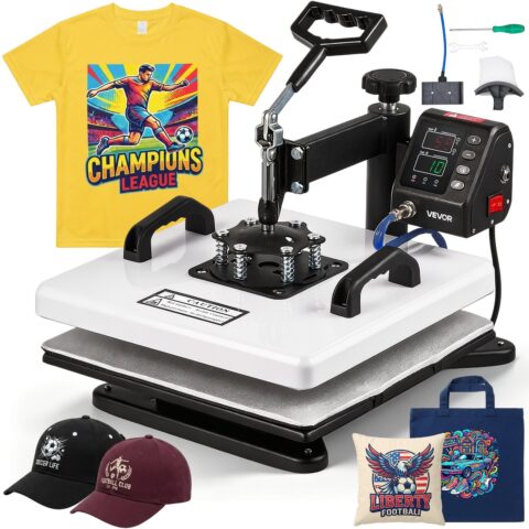 Heat Press Machine 38 x 38 cm 5.08 cm-1 Combo Sublimation Press Machine