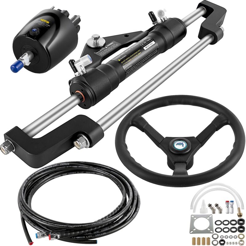 Hydraulic Outboard Steering Kit 300HP, 6,71 m, 34,3 cm